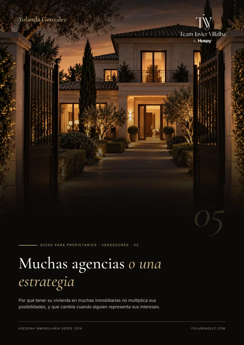 Portada de la guía Vender su casa con muchas agencias o con una estrategia