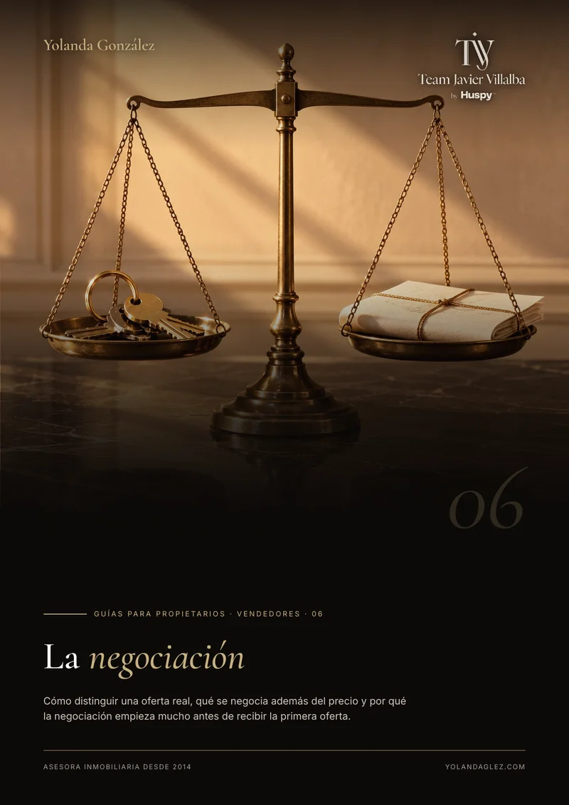 Portada de la guía La negociación: cómo vender su vivienda en las mejores condiciones