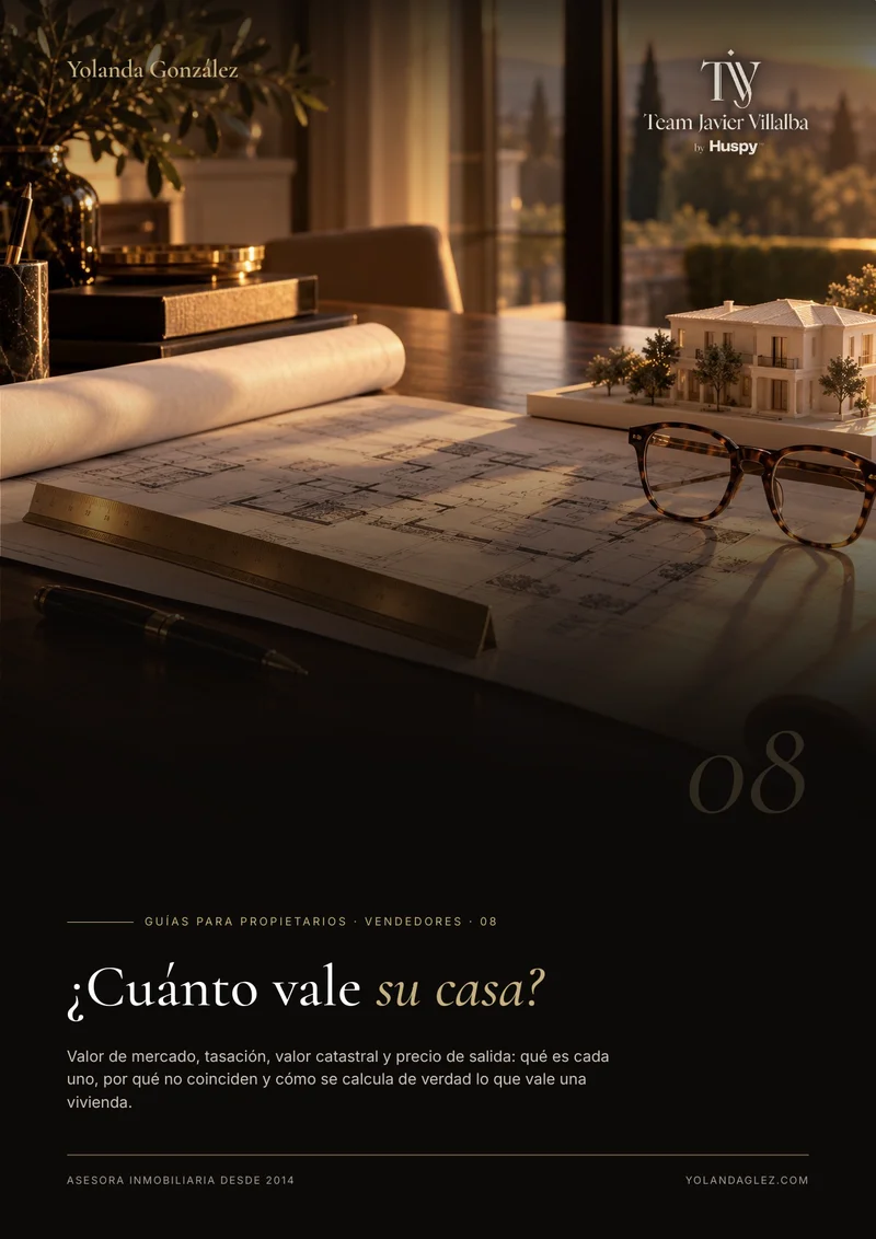 Portada de la guía ¿Cuánto vale su casa? Valoración, tasación y precio de mercado