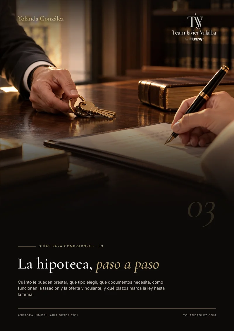 Portada de la guía La hipoteca, paso a paso: cómo conseguir financiación para comprar su casa